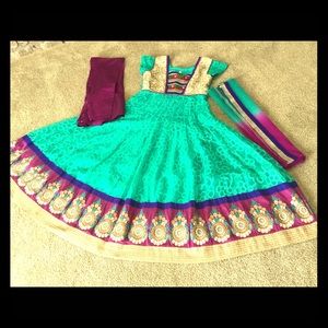Indian saree Sari Lehenga Choli Anarkali chudidar